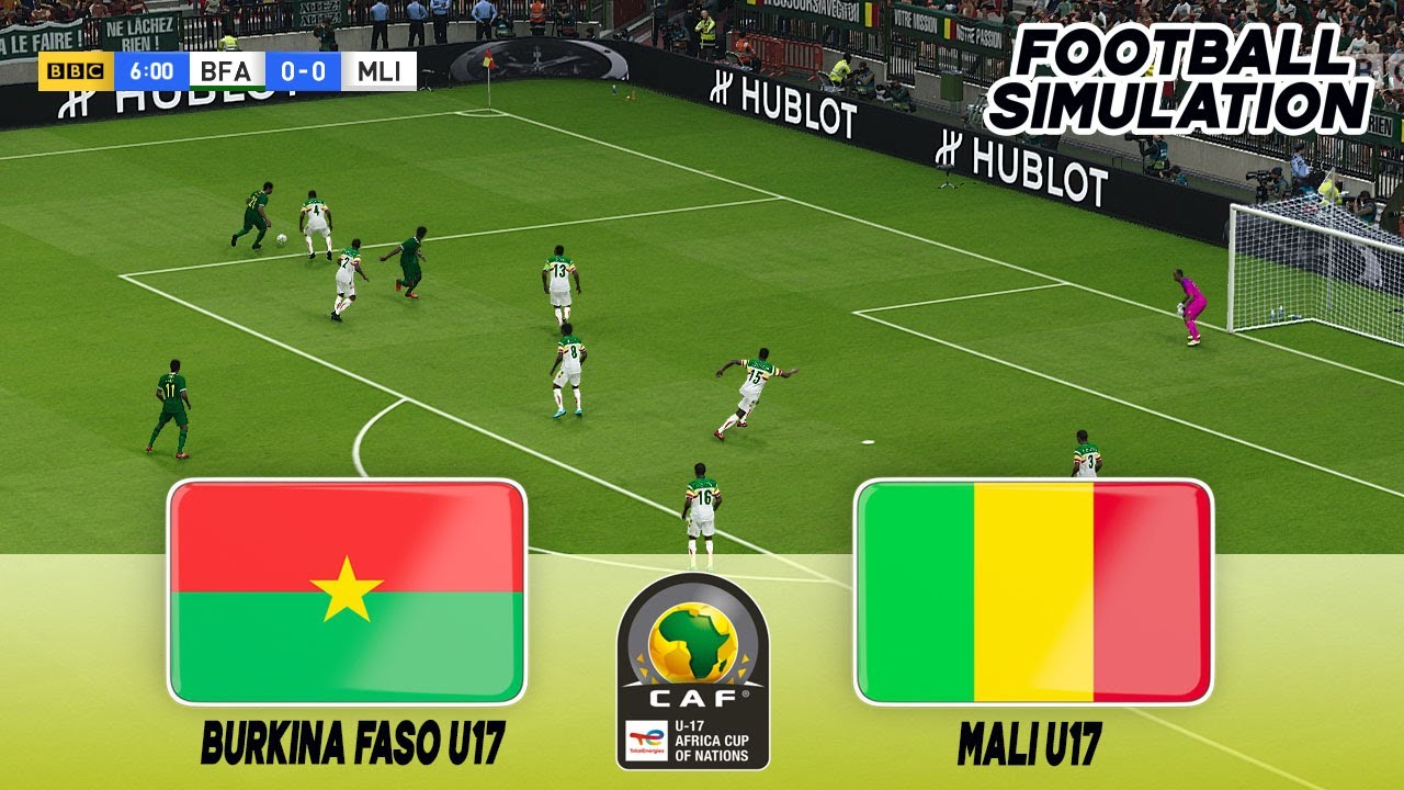 🔴BURKINA FASO Vs MALI LIVE Today | 3Rd Place Final Africa CUP U17 ...