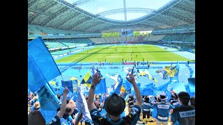 【サッカー 大分トリニータ⚽】青いフラッグに迎えられて、選手が試合前あいさつ！ vs大宮アルディージャ 2022春