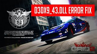 How to fix D3dx9_43.dll missing Error on Games..