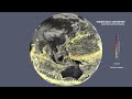 NextGEMS Cycle 3 simulation with ICON R2B9: Volume rendering of 3D ocean velocity at 5km resolution