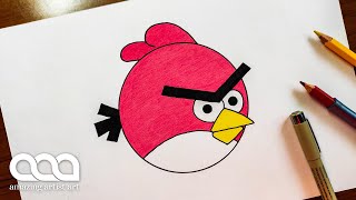 Angry Bird Drawing 😍 | How To Draw Angry Bird | Angry Birds