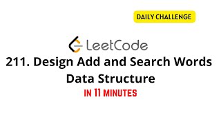 LeetCode 211 - Design Add and Search Words Data Structure [Daily Challenge]