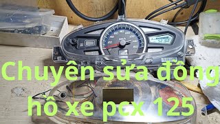sửa đồng hồ xe pcx 125 đời 2010 bị mất nét màn hình nhìn thấy nét có nét không có/chuyên sửa đồng hồ