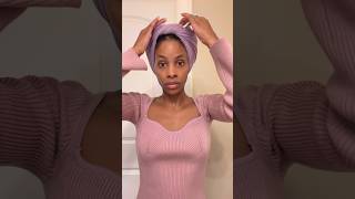 Easy Headwrap tutorial #headwraptutorial #headwrap #hairtutorial #turbantutorial #tutorialvideo