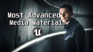 Advanced Media Material for Cinematics Unreal 5.5