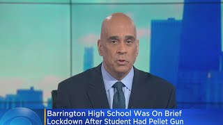 Student in custody after being found with pellet gun at Barrington High School