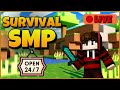 Public MINECRAFT SMP [Versions - 1.10.1 to 1.21.1] [Java+ Bedrock] #minecraft #live