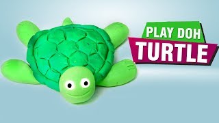 How To Make Play Doh Turtle | Animals Craft Ideas | Making Of Play Doh Turtle For Kids | Easy DIY