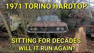 Will it run? 71 Torino in a junkyard 26 years!