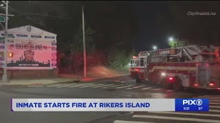 Inmate started fire at Rikers Island, COBA president says