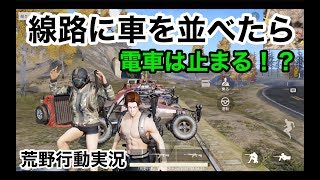 【電車止まるのか検証】荒野行動実況（knives out）