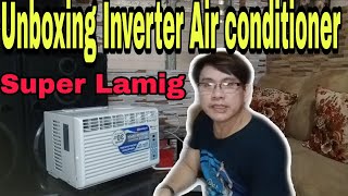 Unboxing Window Type Air-conditioner / Fujidenzo / Inverter Grade / Unboxing