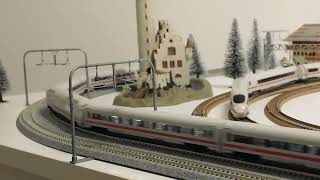 N-scale  ICE 1 (Minitrix), ICE 2 (Fleischmann), ICE 3(Minitrix), ICE-T(Fleischmann), Thalys(Kato)