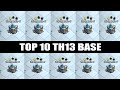 New Top 10 TH13 War Base Link 2020 | Base Link Given In Video Description ( Clash of Clans)