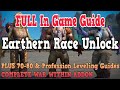 WoW Earthen Race Unlock War Within FULL In Game Guide