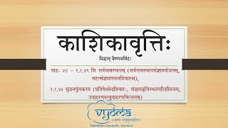 Session 48 - Kaashikaa -  1.1.42 Shi sarvanamasthaanam, 1.1.43 Sudanapumsakasya