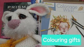 Colouring gifts/haul