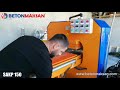 single layer terrazzo cement tile making press machine tek tabaka vakumlu karo üreten pres makinas