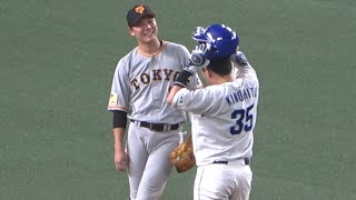 「藤嶋とか三ツ俣」とドラゴンズ選手の話をキノタクにしている坂本勇人 (2021/08/29)