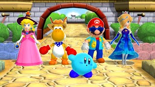 Mario Party 9 Garden Battle - Peach Vs Yoshi Vs Mario Vs Rosalina (Master Difficulty)