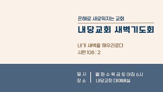 2024.11.1 | 내당교회 [새벽기도회] (디모데전서 1:1-11) - 김형준 위임목사