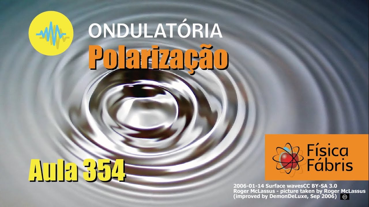 Fenômenos Ondulatórios Polarização [FÍSICA FÁBRIS] Aula 354 Ondulatória ...