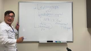 Leptomeningeal vs pachymeningeal enhancement