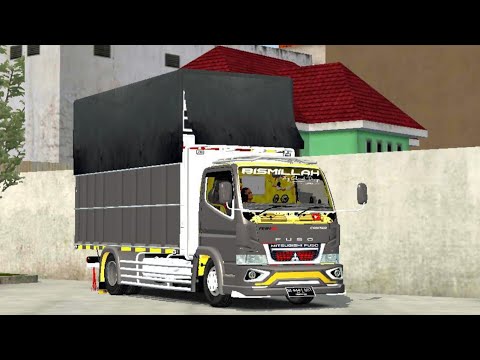 MOD BUSSID TRUCK CANTER STYLE SUMATERA || SHARE LIVERY POLOS MOD CANTER ...