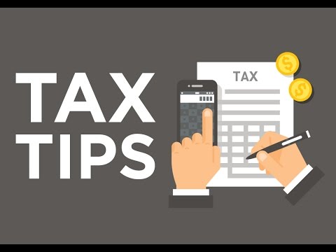 Tax Tips - YouTube