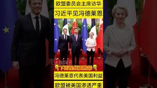 习近平会见冯德莱恩，冯德莱恩是欧盟委员会主席，习近平说中欧关系呈现巩固发展的良好势头，中欧要做互利合作的伙伴，不断增强政治互信，排除各种干扰，加强对话与合作，造福双方人民。大国风云20231207