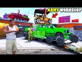 Franklin Upgrade His House To ARMY WORKSHOP In GTA 5 | SHINCHAN and CHOP