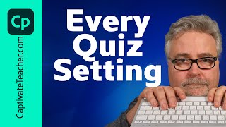 All-New Adobe Captivate - Every Quiz Setting