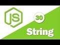 30 - ( JavaScript Tutorial ) String Methods: search , repeat