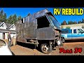 RV Rebuild (Part 34) Sanding And Painting Steel RV