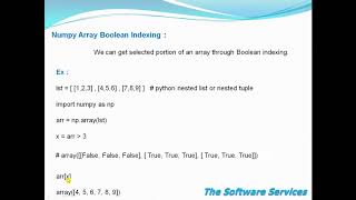 09 NumPy Array Boolean Indexing