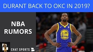 NBA Rumors: Durant Back To OKC, Warriors Almost Got Dwight Howard, Carmelo Signing With Rockets
