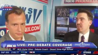 FNN: 2nd Presidential Debate - Pre Debate Coverage With Victor Silva - Debate Coach