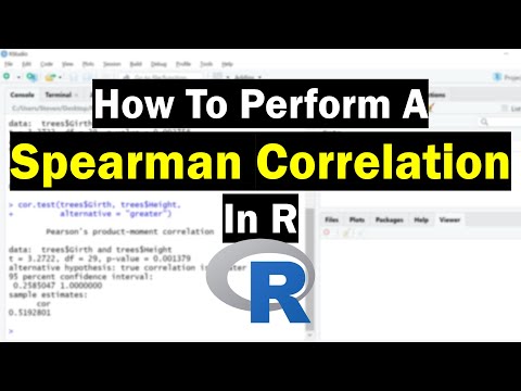 How To Perform A Spearman Correlation Test In R