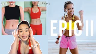 I did Caroline Girvan's EPIC II Workout Program // 10 Weeks // Did it work??