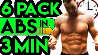 3 minute six pack abs workout at Home simple🔥abs exercise (nogym) get 6 pack in 15 Days//#sixpackabs