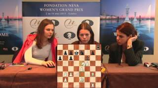 Press Conference Round 7: Anna Muzychuk (SLO) - Tatiana Kosintseva (RUS)