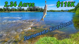 Land For Sale In California - Sacramento Riverfront Property, Fly Fishing - 2+ Ac $115K