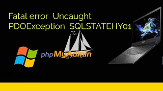 Fatal error: Uncaught exception 'PDOException' with message