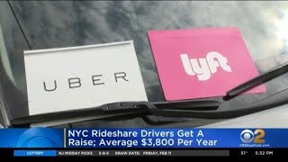 NYC Rideshare Drivers Get A Raise; Average $3,800 Per Year