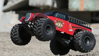 Unboxing, Test run, and Review of the Horizon Hobby 1/10th (Scale) RC 2WD AXE Monster Truck!