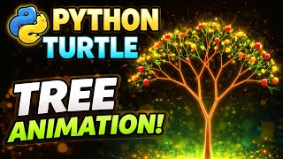 Python Tree Animation || Turtle module || python