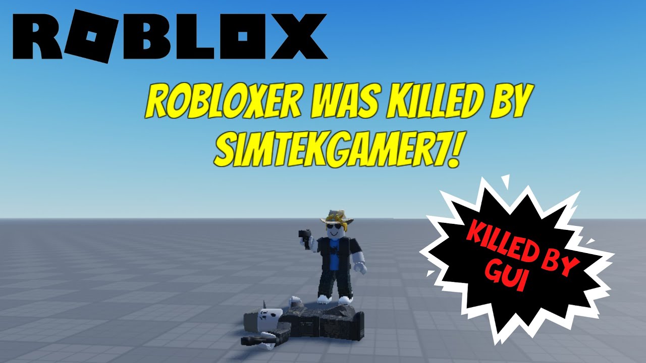 Killed-By GUI For First Person Shooter Games | Roblox Studio - YouTube