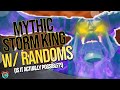 Can You Beat THE MYTHIC STORM KING w/ RANDOMS?! // Lets Find Out!