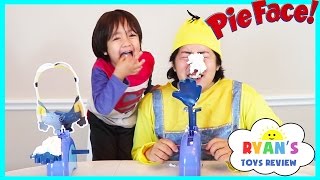 Despicable Me Minion Pie Face Challenge! Whipped Cream Family Fun Games for Kids Egg Surprise Toys
