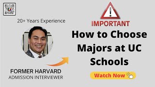 Don't Make This Mistake when Choosing Majors at UC Schools (2023 College Admission Tips)